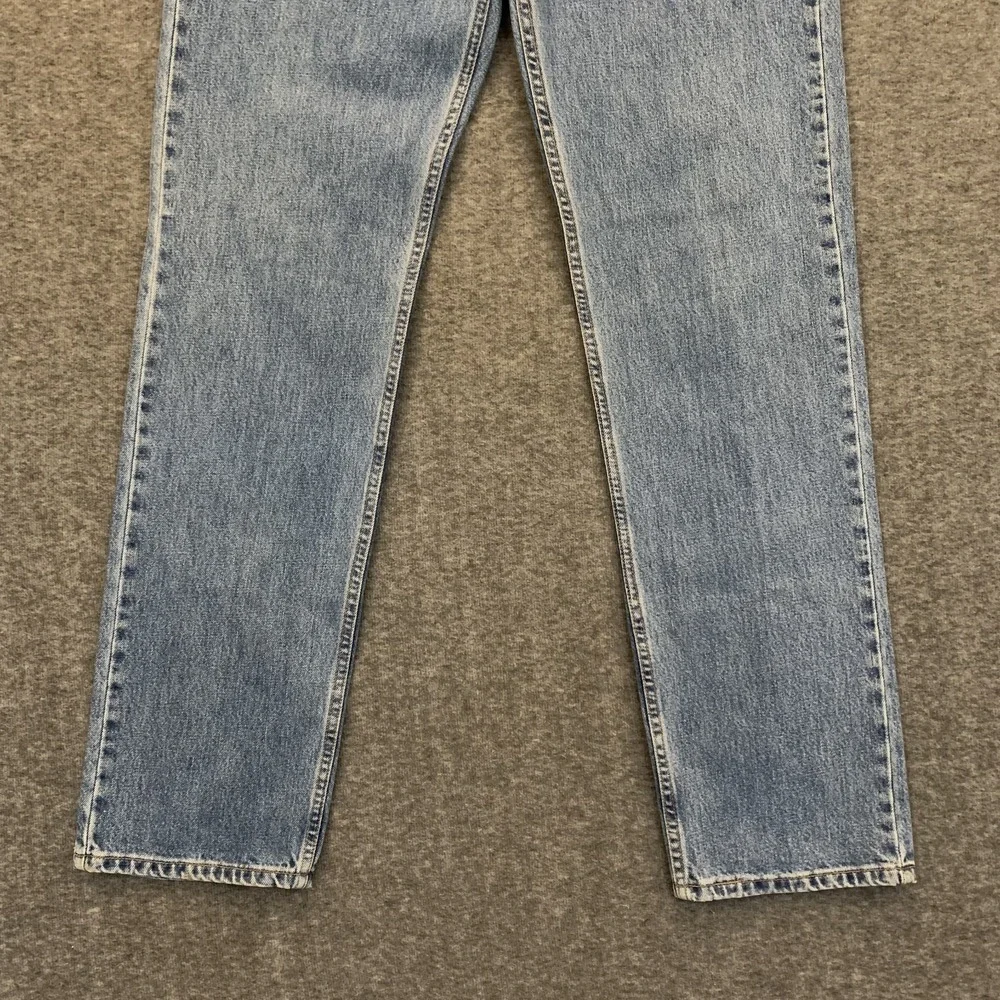 VTG Y2K Levi's 505 Jeans 34x36 Regular Fit Denim‎ Medium Light Wash Long Inseam